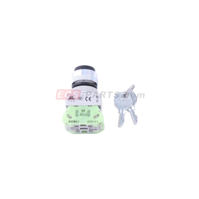 Elevator Key Switch Contain Key LAY37 AV220V 0.4W